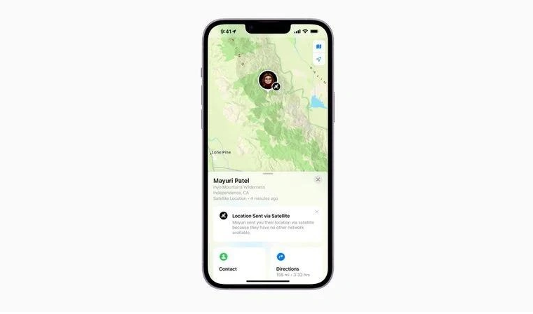 龙河镇苹果14维修分享iPhone14系列中 FindMy功能通过卫星分享位置方法教程 