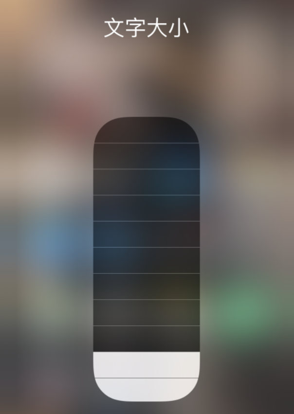 龙河镇苹果手机维修分享小技巧：在 iPhone 控制中心快速调节字体大小 