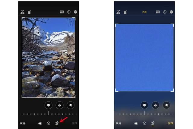 龙河镇苹果手机维修分享iPhone手机如何使用裁剪功能隐藏照片 